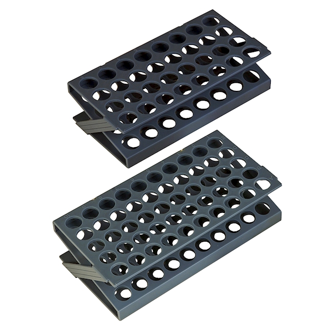 Z-Rack ABS for 50 tubes up to Ø 17 mm white